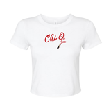 Chi Omega Flirty Sorority Baby Tee