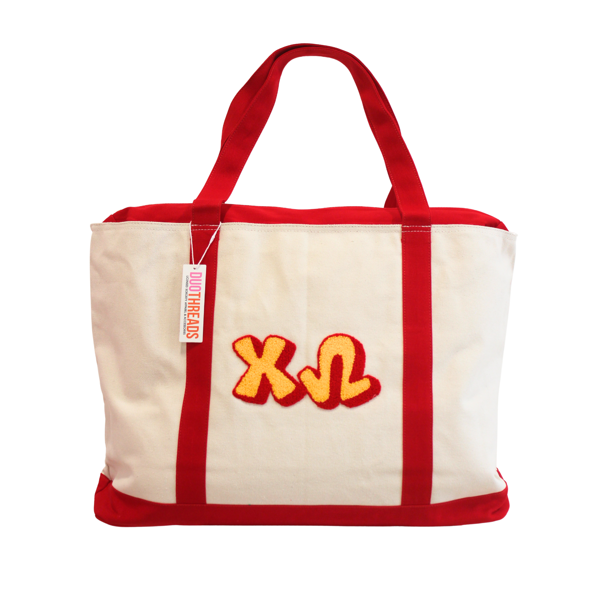 Chi Omega Chenille Weekender Sorority Tote