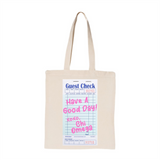 Chi Omega Guest Check Sorority Tote