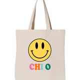 Chi Omega All Smiles Sorority Tote