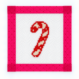Candy Cane Mini Needlepoint Canvas