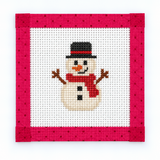 Little Frosty Snowman Needlepoint Canvas
