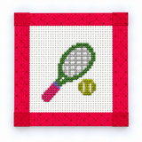 Match Point Mini Needlepoint Canvas