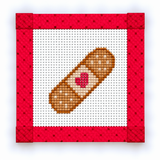 Stick With Me Bandage Mini Needlepoint Canvas
