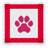 Paws Mini Needlepoint Canvas