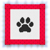 Paws Mini Needlepoint Canvas