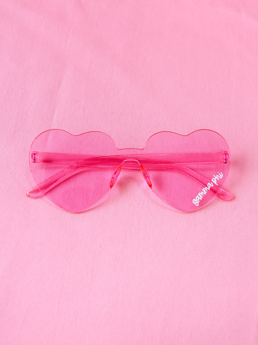 Gamma Phi Beta Only Eyes For You Heart Sunnies