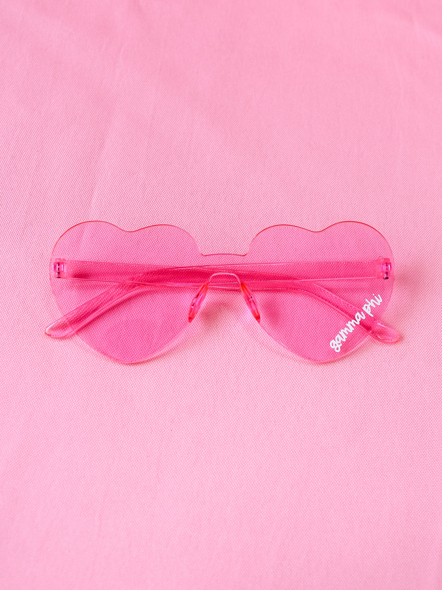 Gamma Phi Beta Only Eyes For You Heart Sunnies