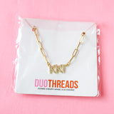 Kappa Kappa Gamma Rhinestone Necklace
