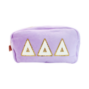 Chenille Sorority Cosmetic Bag