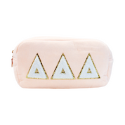 Chenille Sorority Cosmetic Bag