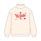 Delta Delta Delta Sweetie Sorority Mock Neck and Shorts