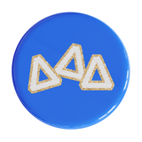 Delta Delta Delta Varsity Letter Sorority Button