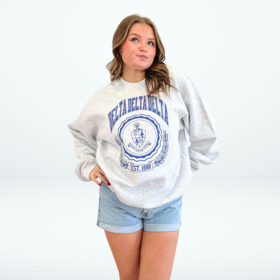 Delta Delta Delta Ivy League Crewneck