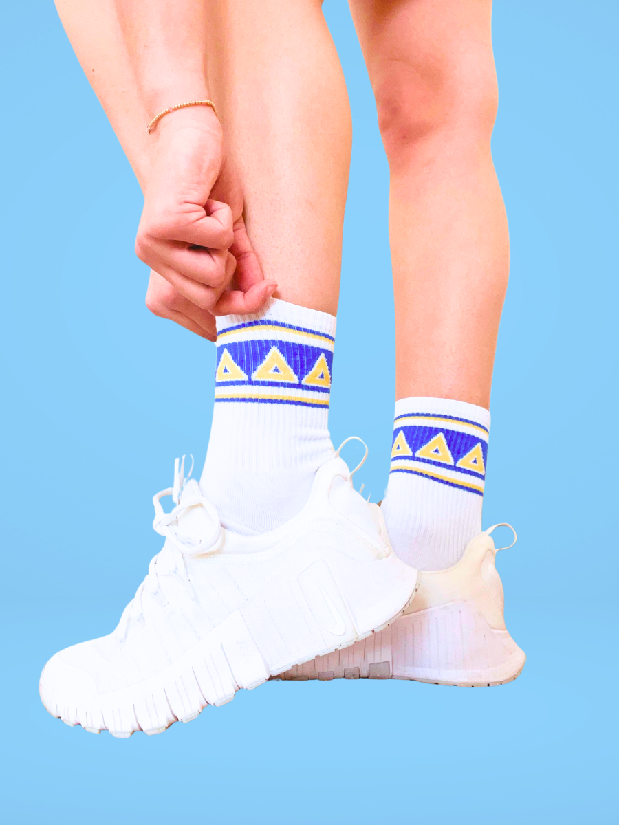 Delta Delta Delta Socks
