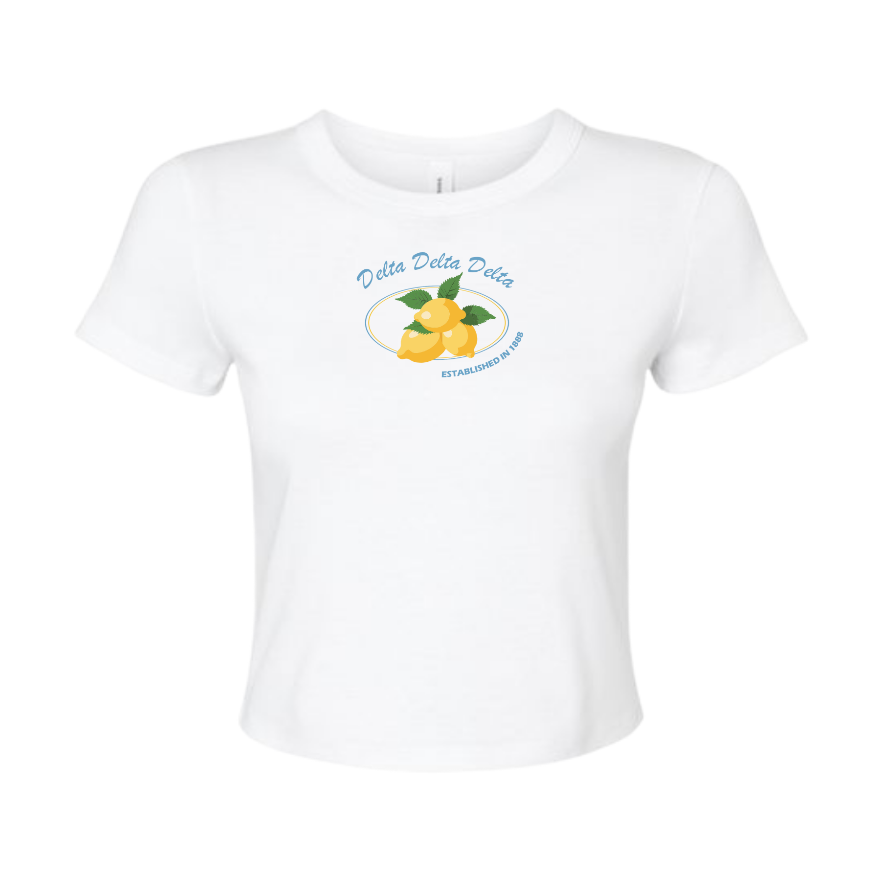 Delta Delta Delta Sorority Main Squeeze Baby Tee
