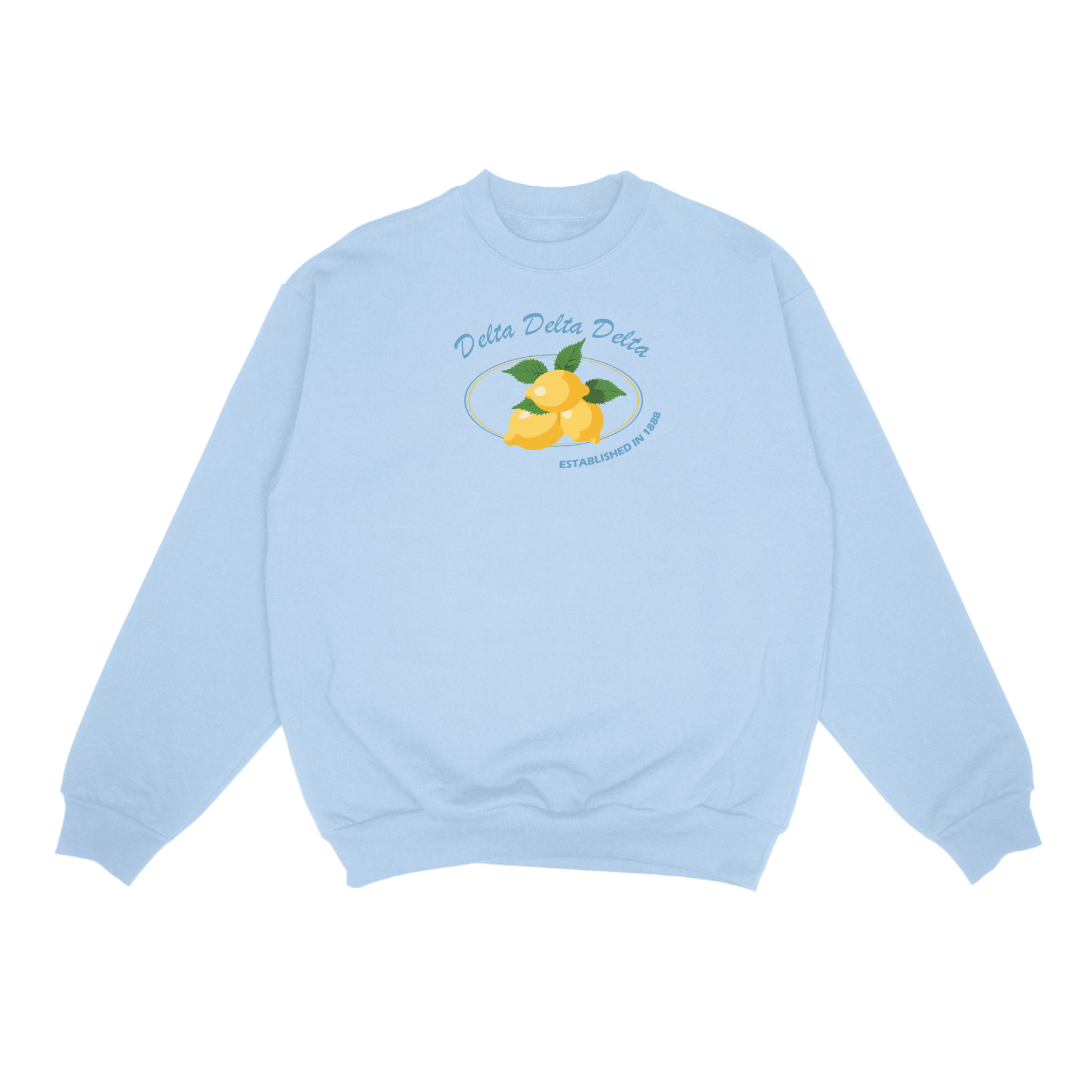 Delta Delta Delta Sorority Main Squeeze Crewneck Sweatshirt