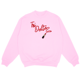 Delta Delta Delta Flirty Sorority Crewneck Sweatshirt