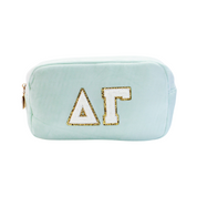 Delta Gamma Chenille Sorority Cosmetic Bag
