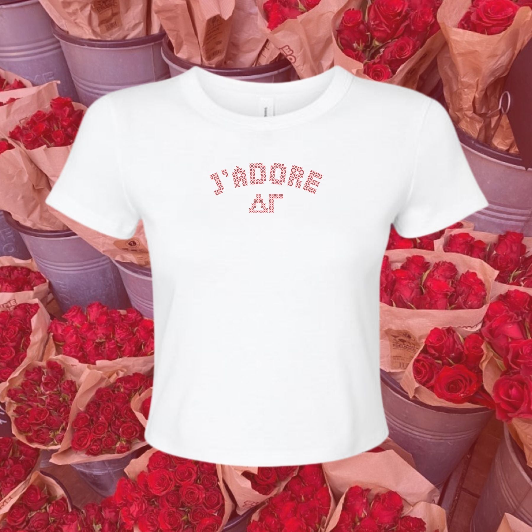 Delta Gamma J'Adore Sorority Baby Tee