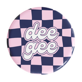 Delta Gamma Checker Sorority Button