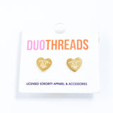 Delta Gamma Heart Earrings