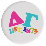 Delta Gamma Happy Days Sorority Button