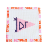 Delta Gamma Sorority Pennant Needlepoint Canvas