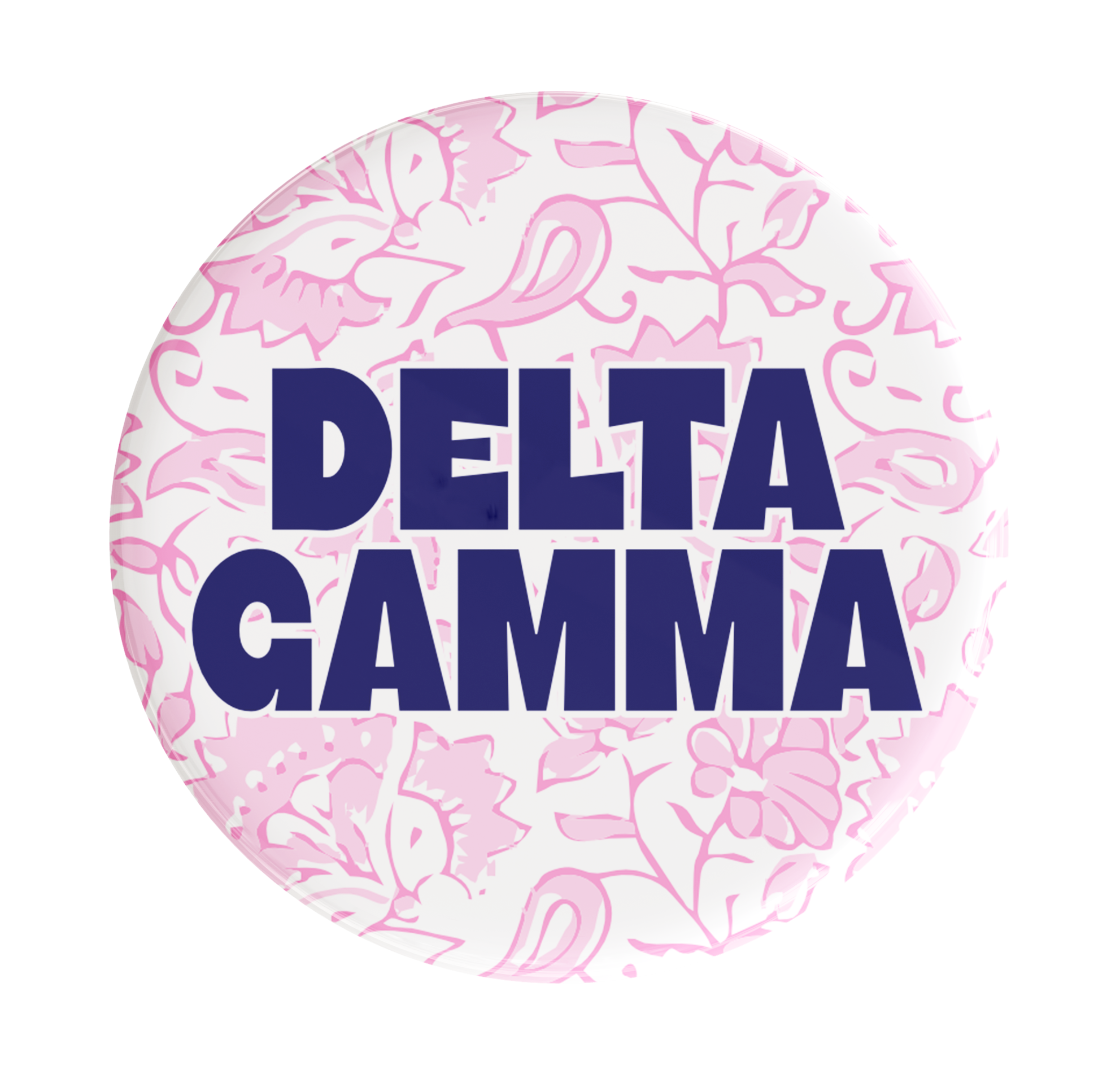 Delta Gamma Through The Vines Sorority Button