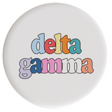 Delta Gamma Live In Color Sorority Button
