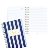 Delta Gamma Stripe Sorority Notebook