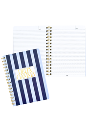 Delta Gamma Stripe Sorority Notebook