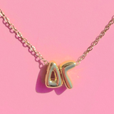 Delta Gamma Bubble Letter Necklace