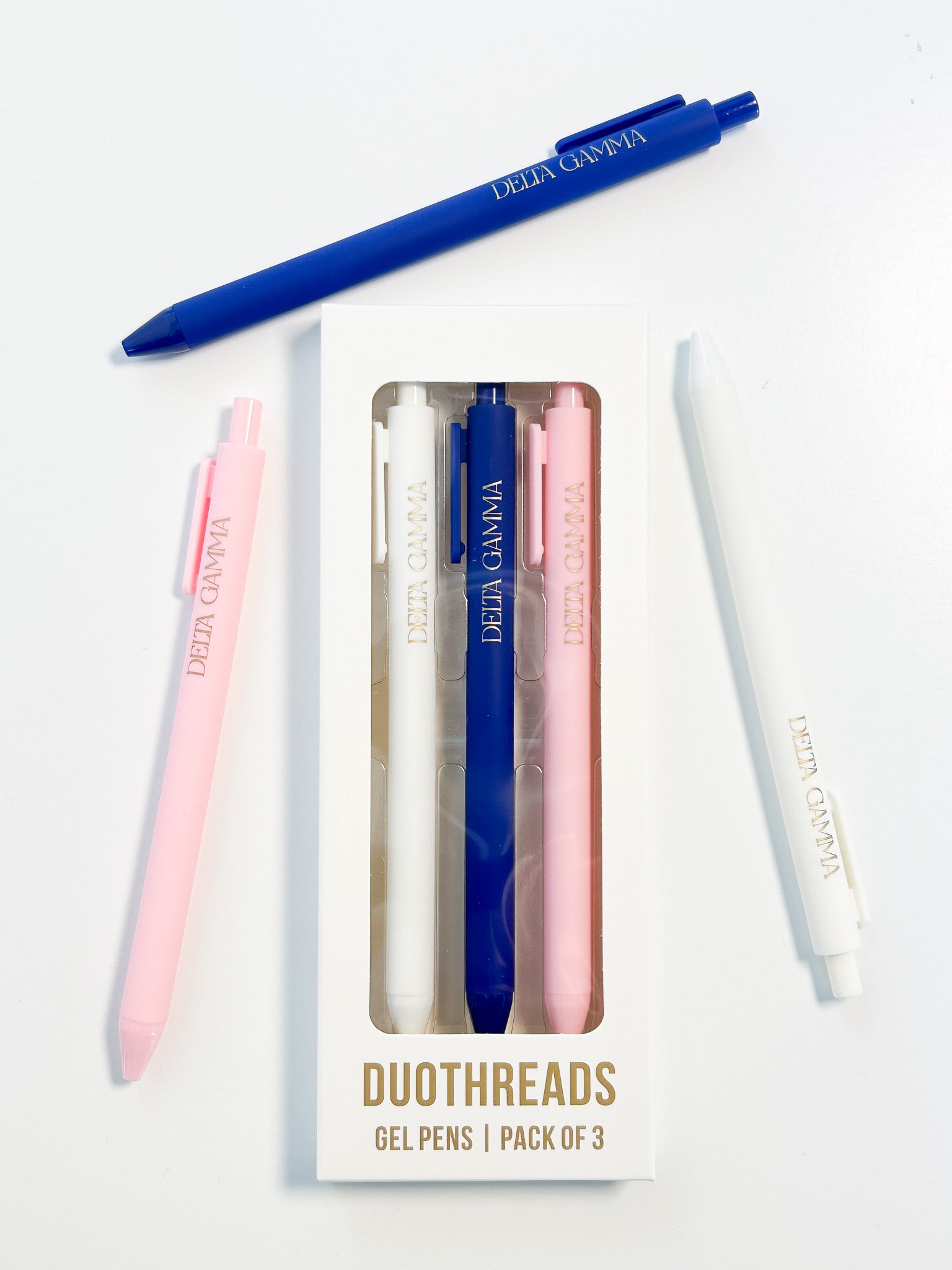 Delta Gamma Lettered Luxe Sorority Pens