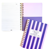 Delta Phi Epsilon Stripe Sorority Notebook