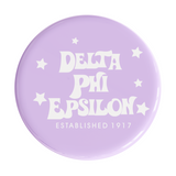 Delta Phi Epsilon Dreamweaver Sorority Button