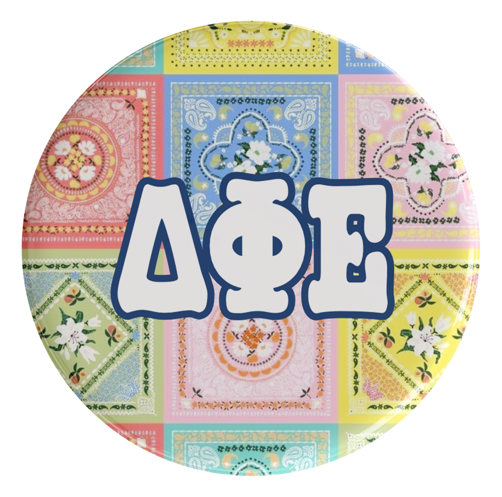 Delta Phi Epsilon Summer Days Sorority Button