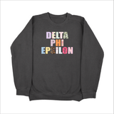 Delta Phi Epsilon Scrapbook Sorority Sweatshirt