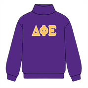 Classic Twill Sorority Embroidered Mock Neck