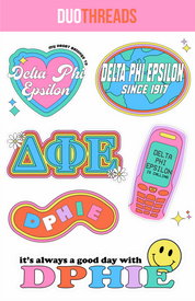 Sorority Y2K Sticker Sheet