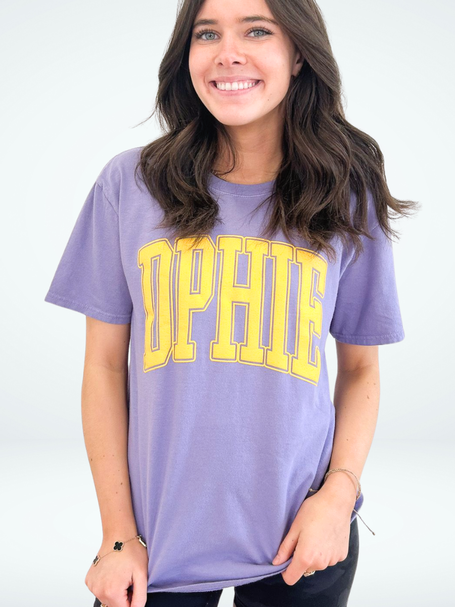 Delta Phi Epsilon Varsity Puff Sorority Tee