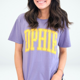 Delta Phi Epsilon Varsity Puff Sorority Tee