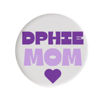 Delta Phi Epsilon Mom Heart Sorority Button