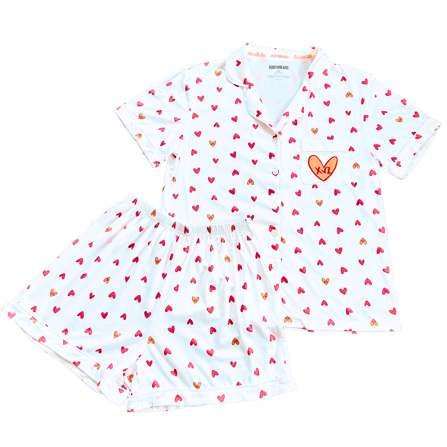 Chi Omega Love Letters Sorority PJ Set