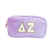 Chenille Sorority Cosmetic Bag