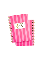 Delta Zeta Stripe Sorority Notebook
