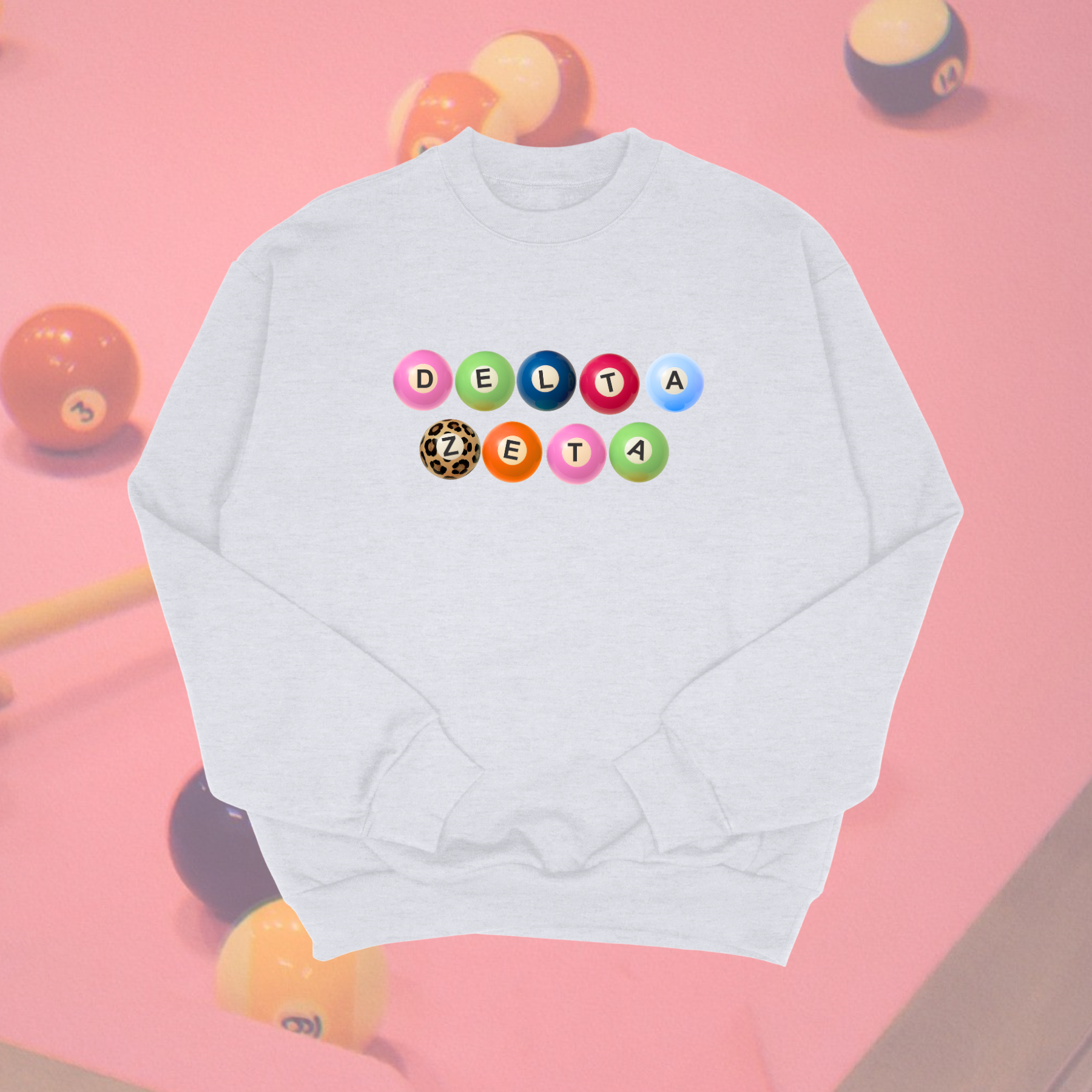 Delta Zeta On Cue Sorority Sweatshirt