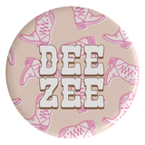 Delta Zeta Boot Scootin' Sorority Button