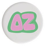 Delta Zeta Bubbly Sorority Button