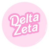 Delta Zeta Dreamhouse Sorority Button